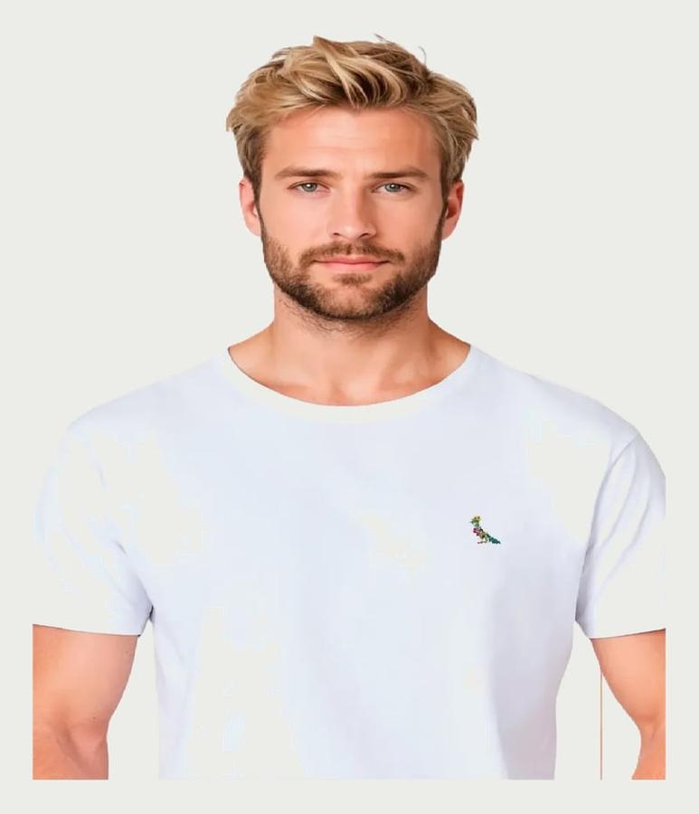Camiseta Pica Pau Est Escudo Plantas Reserva Branco M