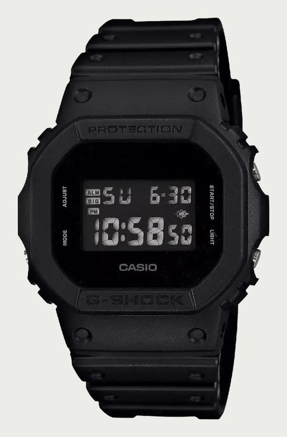 Relógio Casio Masculino G-shock Digital Preto Dw-5600bb-1dr Preto