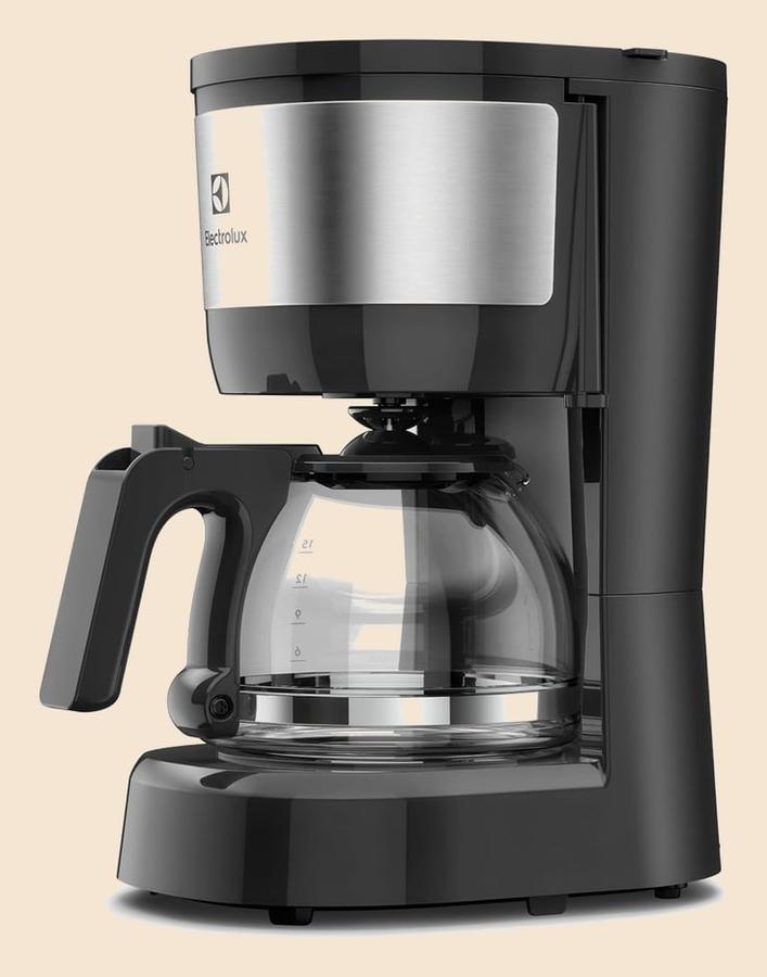 Electrolux Cafeteira Elétrica Inox filtro permanente removivel corta pingos capacidade 600ml 15 xicaras função manter aquecido sistema ECM10 220v
