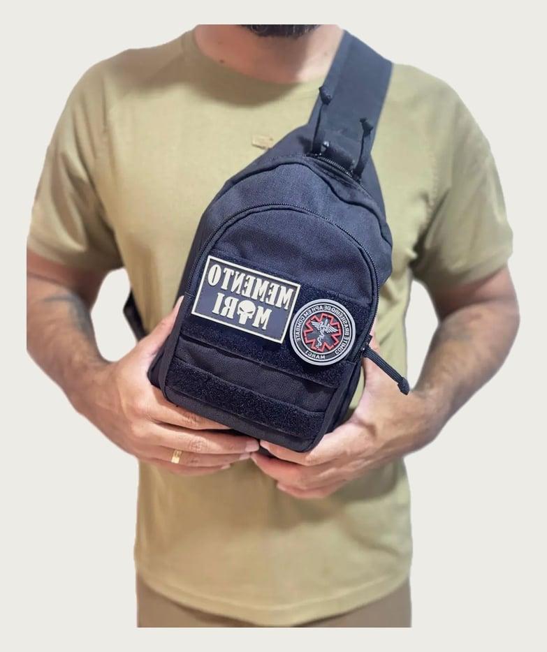 Bolso Tático Transversal Saque Rápido Cordura Modular / Liso