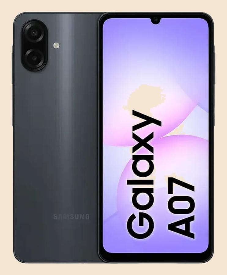 Smartphone Samsung Galaxy A07 4G 256GB 8GB Preto 6,7"