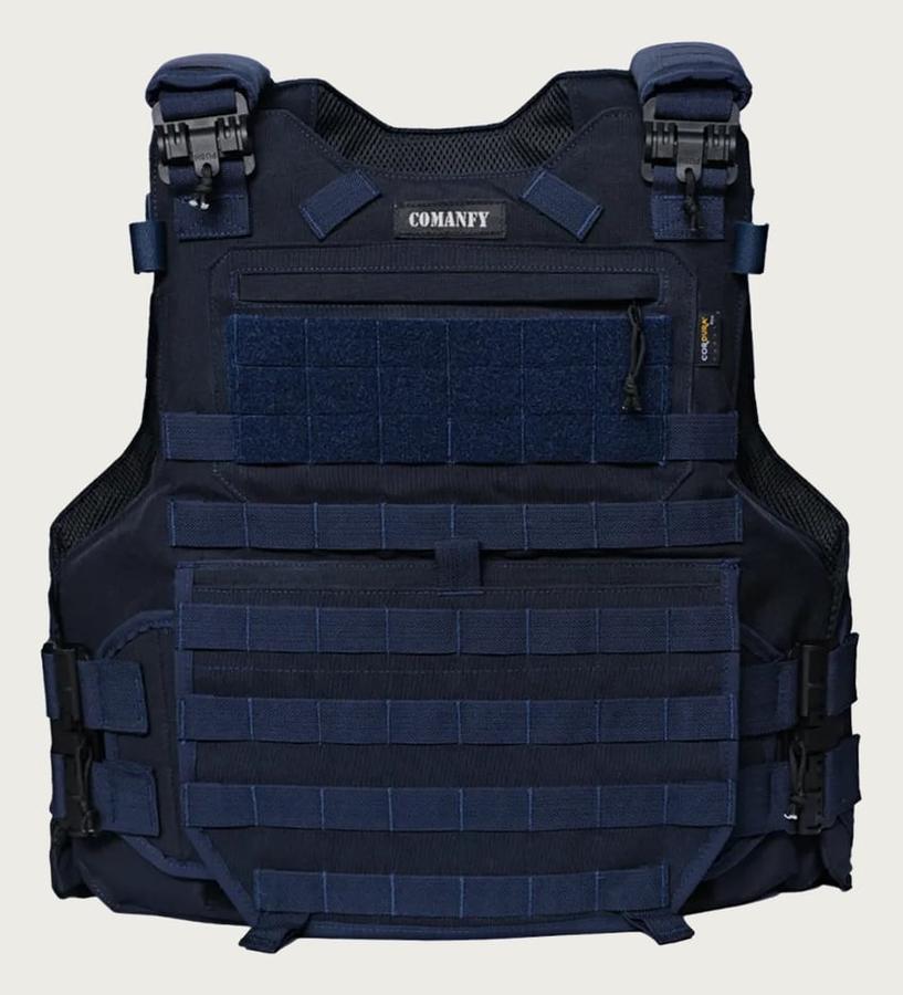 Colete Tatico Comanfy Armor Cordura 1000d- Largo - Dark Navy
