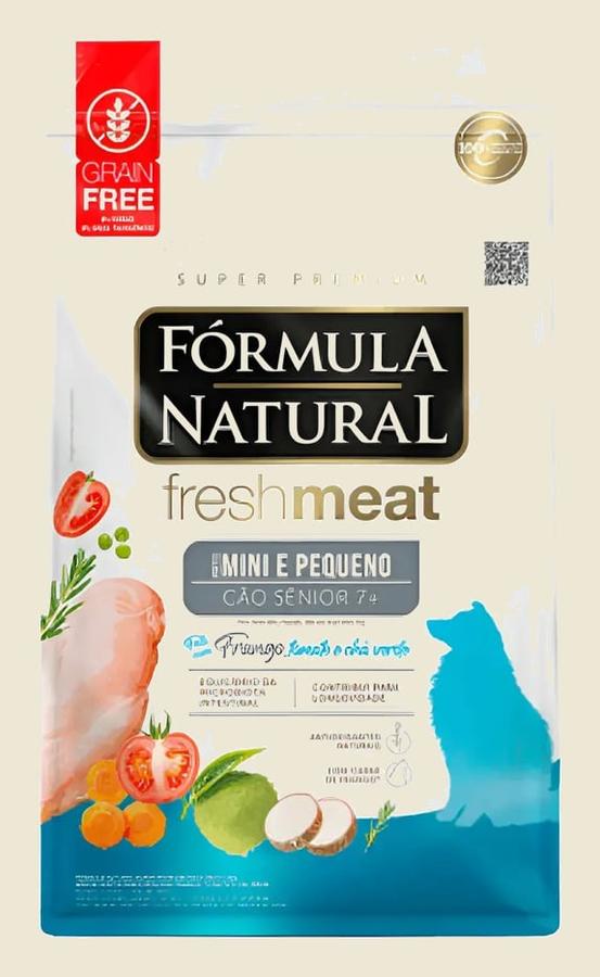 Fórmula Natural Fresh Meat Cães Sênior Porte Peq. 2,5 Kg