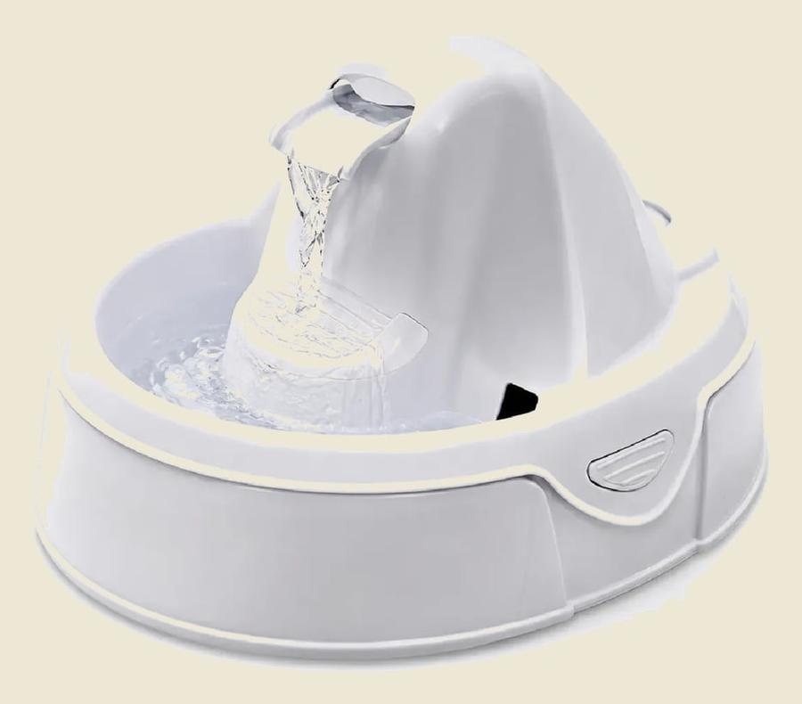 Bebedouro Fonte Aqua Flow 3,5 L De Agua + 5 Filtro Extra Branco