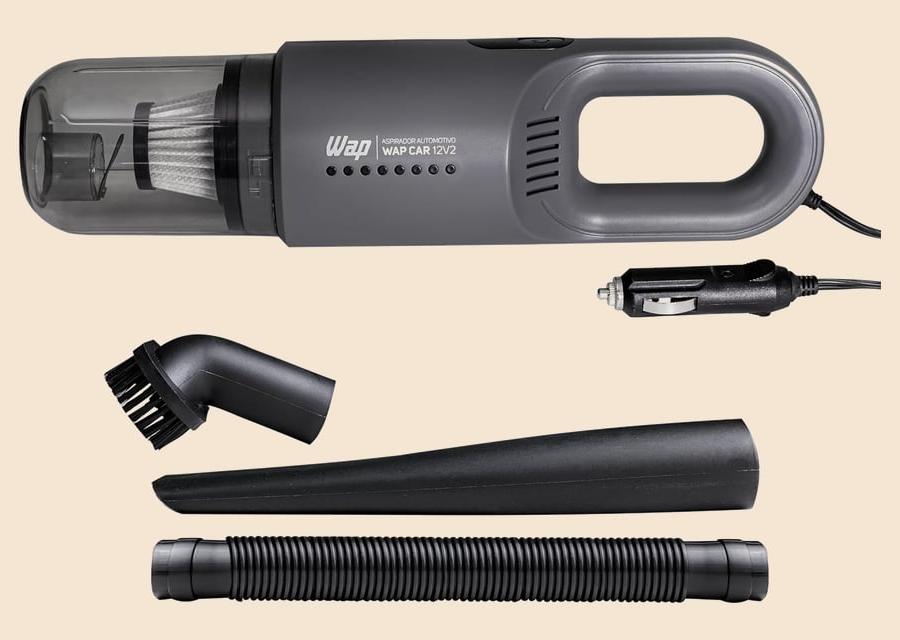 WAP Aspirador de Pó Automotivo Car 12V2, Portátil, 420ml, com Recipiente Removível e Filtro Lavável, 180W 12VDC
