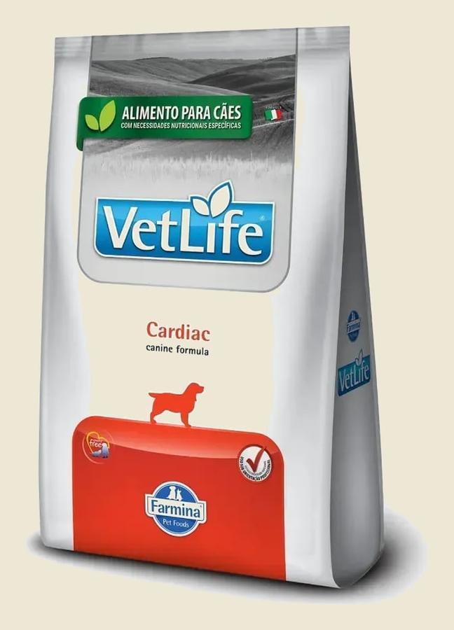 Ração Cães Farmina Vet Life Cardiac Suporte Cardíaco 2kg