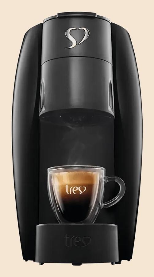Cafeteira Tres Corações Lov Automática Preta-brilhante Cor Preto
