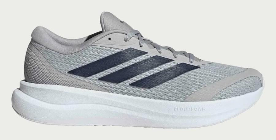 Tênis De Corrida Masculino Runfalcon 6 Cloudfoam adidas Cinza Liso 43 Br