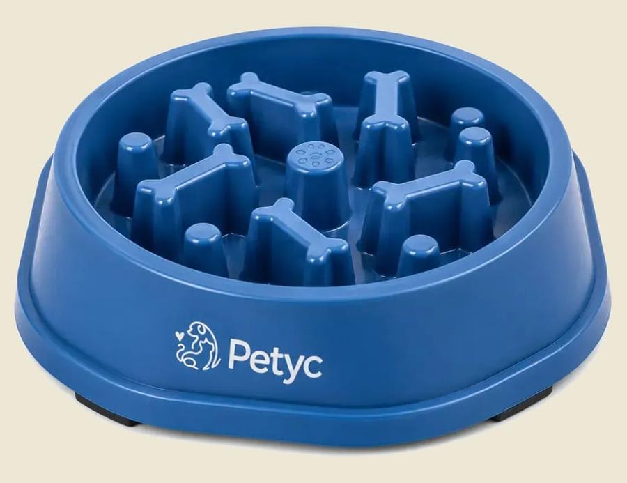 Comedouro Lento Labirinto PETYC Foodtimer para Cães Gatos Tigela Anti-engasgo Interativa Educativa Obstáculos Internos Base Antiderrapante Alimentação Lenta Refeição Gradual Ração Pequeno Médio Porte