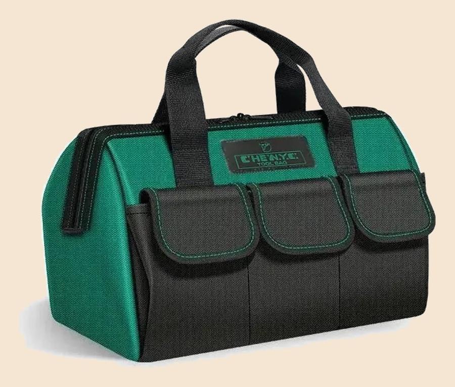 Bolsa De Ferramentas Forte Durável Lona Engrossa 14 Polegada Verde