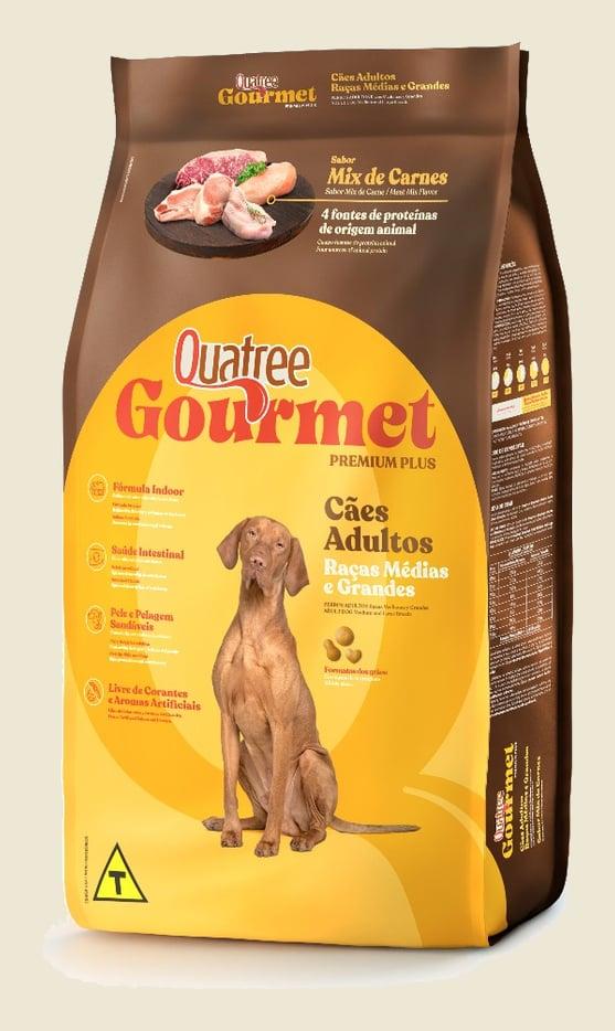 Ração Quatree Gourmet Raça Média e Grande 10,1 kg