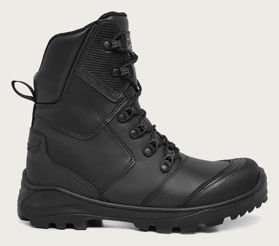 Bota Coturno Militar Acero Mamute Pro Couro Legitimo Palm