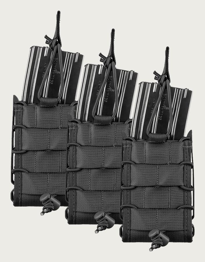 3x Porta Carregador Invictus Tático 556 Colete Modular Cinto