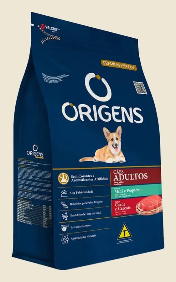 Ração Origens Carne/cereais Cães Porte Mini/pequeno 3kg