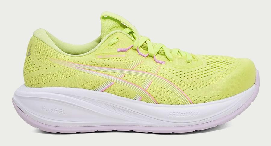 Tenis Asics Gelcumulus 28 Feminino Verde roxo