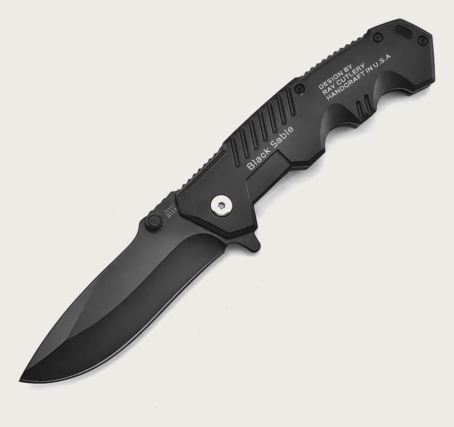 Canivete Tático Dobrável De Metal Ideal Para Camping Trilhas