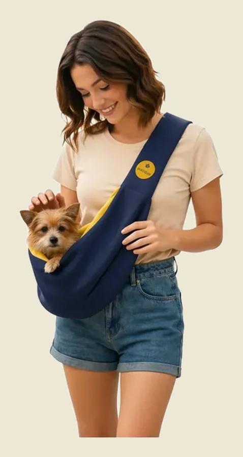 Bolsa Sling Canguru Cachorro Gato Petique Exclusiva Passeio