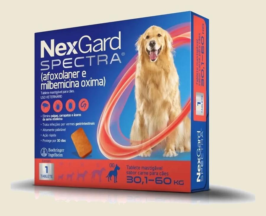Spectra Nexgard Antipulgas E Carrapatos De 30,1 A 60kg - Ful