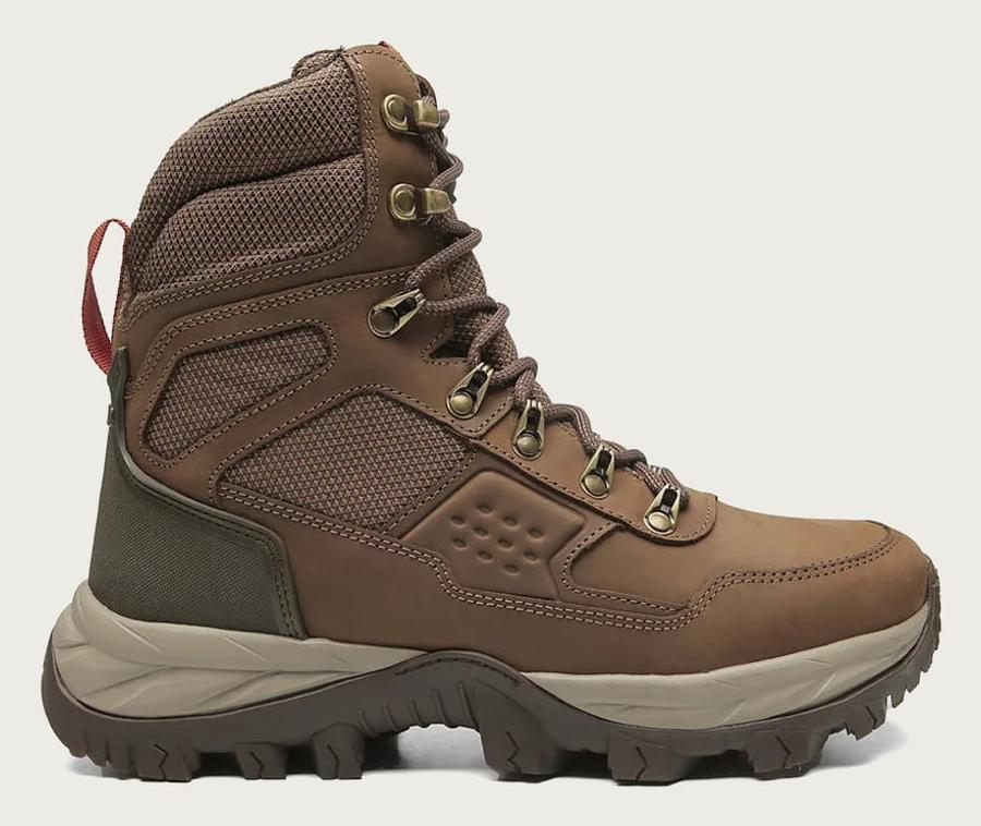 Bota Tática Militar Coturno Cano Alto Macboot Orix 02 Couro