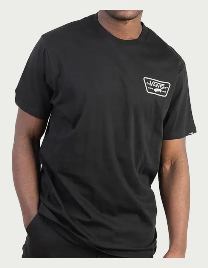 Camiseta Vans Masculina Full Patch Back Preta