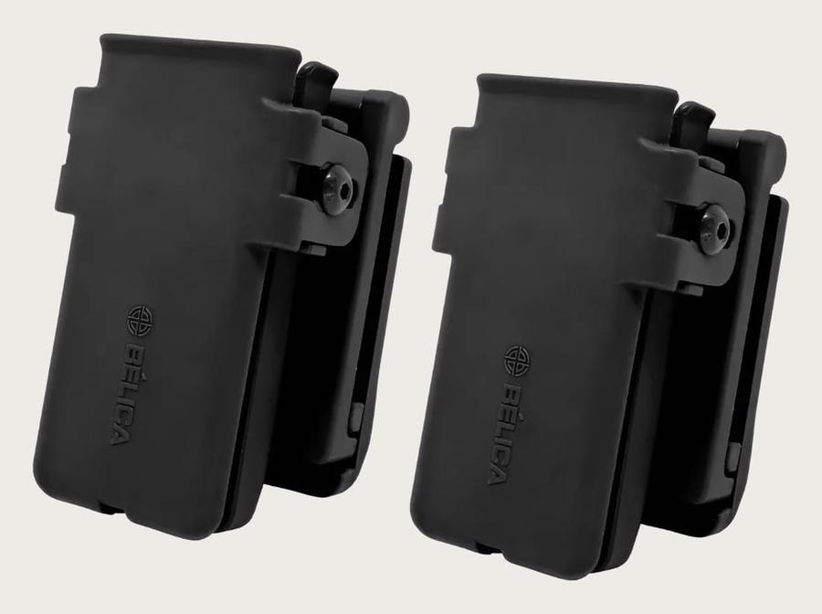 Kit 2 Porta Carregador Universal Cinto .40 9mm 380 Bélica