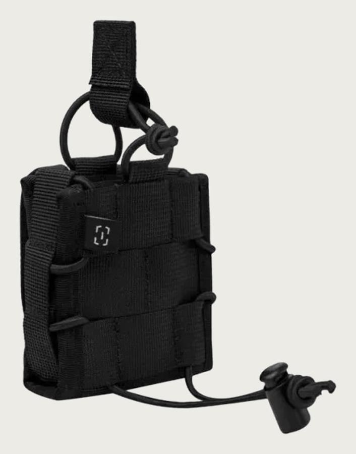 Porta-Algemas Invictus Locked de Náilon Preto Com Tiras Ajustáveis