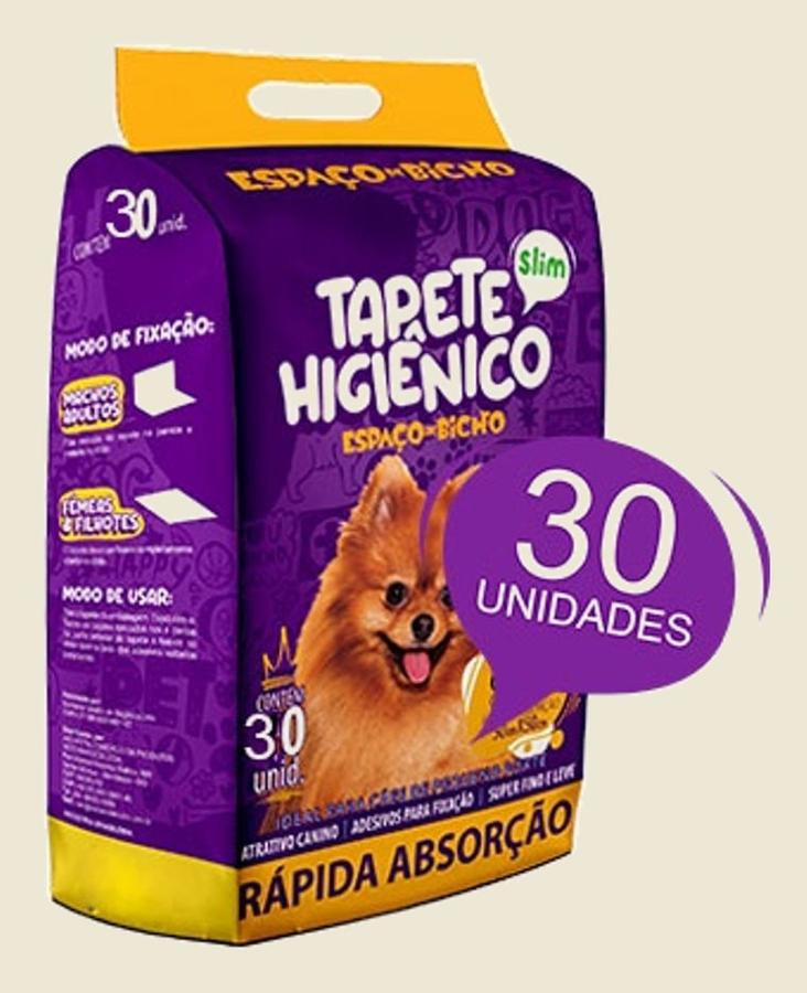 Tapete Higiênico Espaço de Bicho 60x60 c/30 Unidades( Envio Imediato )