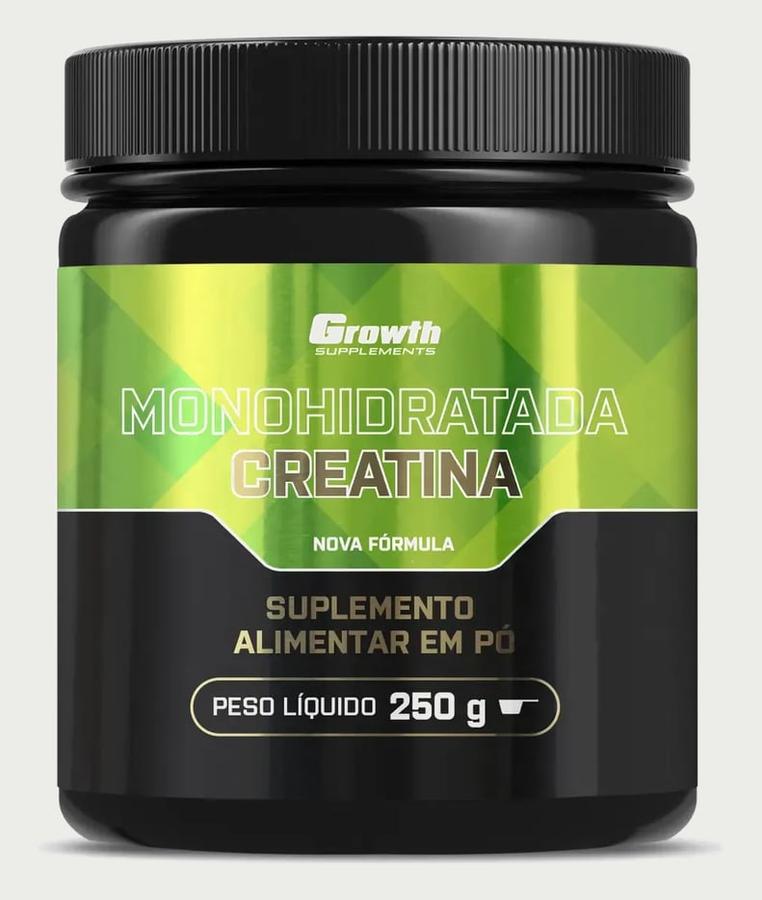 Creatina Monohidratada 250g Growth Supplements - Sem sabor em Pó