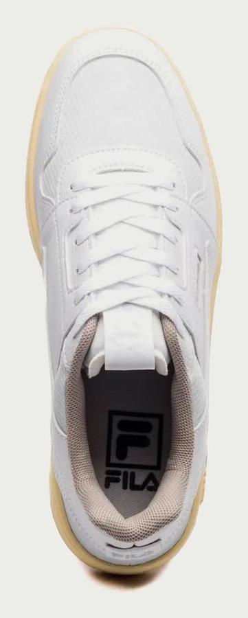 Tênis Masculino Fila Acd Classic Q1q2 26 Branco/cinza Gelo/castanho Claro Liso 39 Br