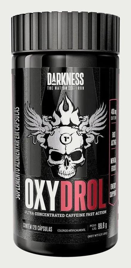Suplemento alimentar Termogênico Oxydrol 120 Cápsulas Darkness