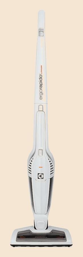 Aspirador de Pó Vertical Sem Fio Electrolux Ergorapido 2 em 1 Cyclone até 21 min Branco (ERG21)