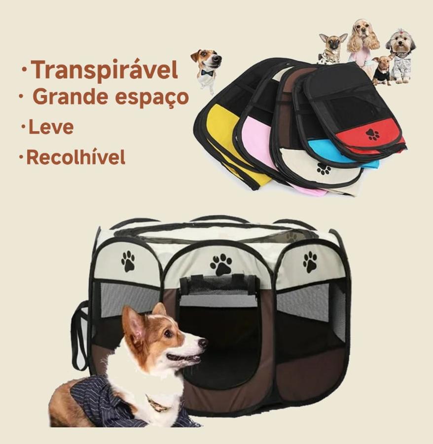 114*114*58cmTenda octogonal dobrável para animais de estimação, cama resistente a arranhões, cama para cães, cama para g