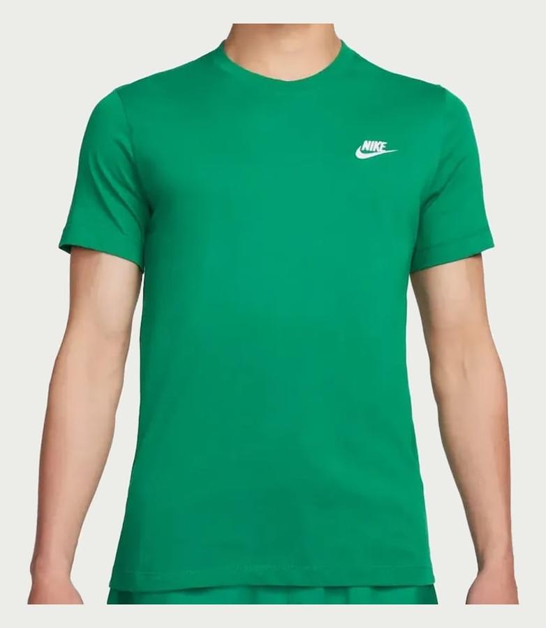 Camiseta Nike Sportswear Club Masculina Verde-escuro G