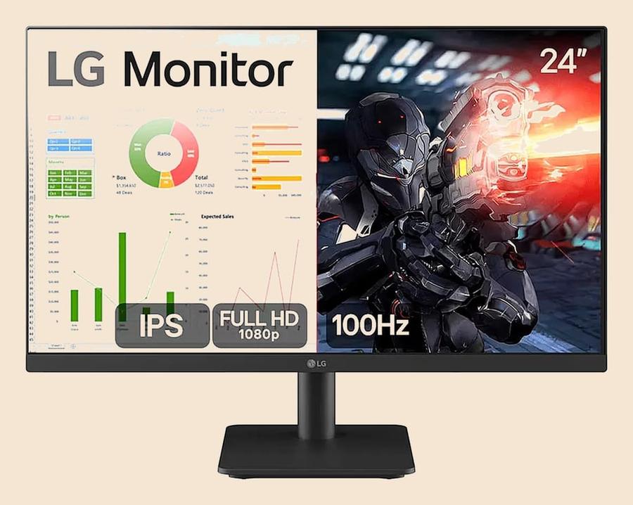 Monitor Gamer LG 24MS500-B 24ms Ips Fullhd 100hz Ajuste de Inclinação Negro