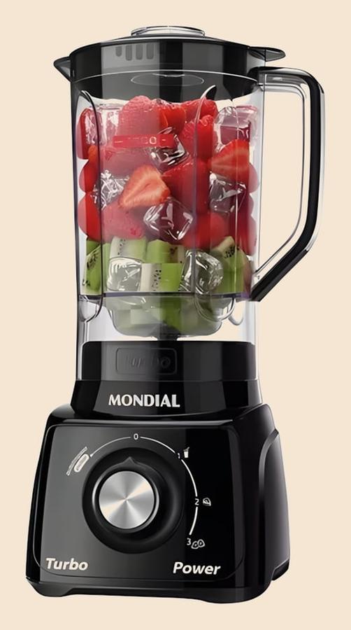 Liquidificador Mondial L‑99 Turbo 550 W 3 Velocidades