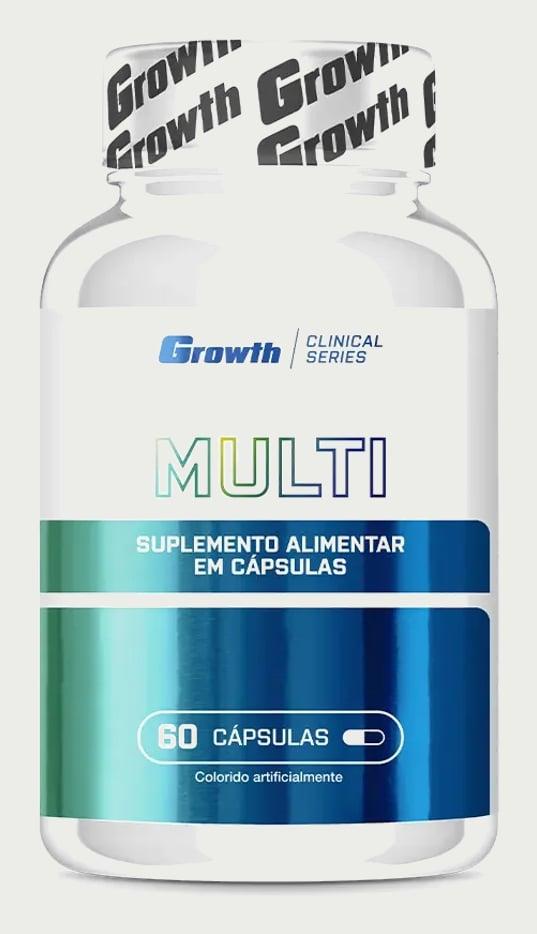 Multivitamínico 60 Cáps. Growth Supplements - Sem Sabor Sem Sabor