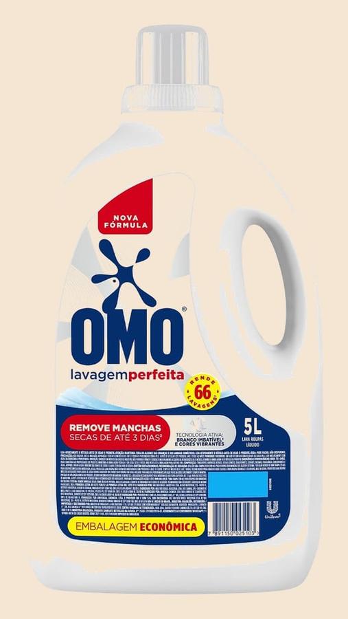 OMO Lavagem Perfeita - Sabão Líquido 5L