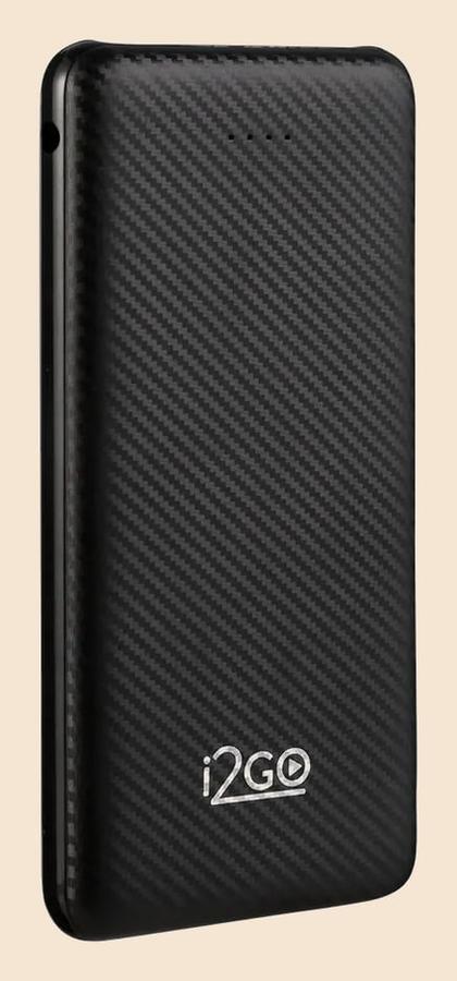 Carregador Portátil Power Bank I2go 10000mah Cor Preto