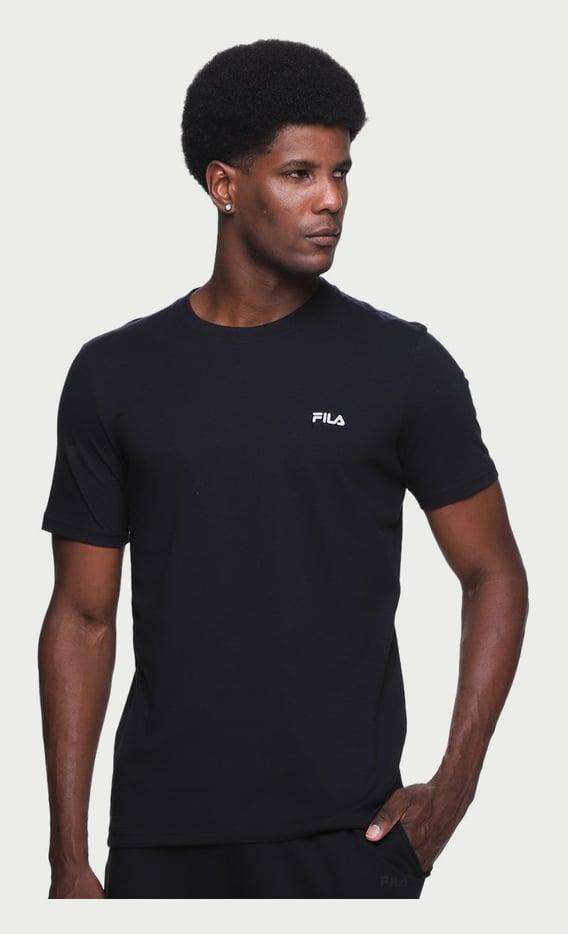 Camiseta Fila Classic Masculina Preto off white