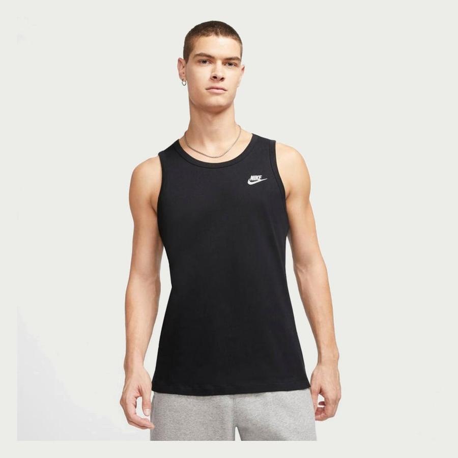 Regata Nike Sportswear Club Masculina Preto