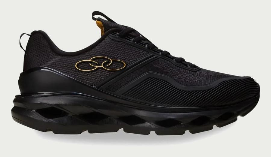 Tênis Olympikus Masculino Gama Preto/preto Liso 39 Br